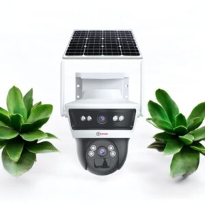 Trueview 3+3Mp 4G Mini Pt Solar Powered Linkage Security Camera, 1296p Advanced CCTV Surveillance Solution