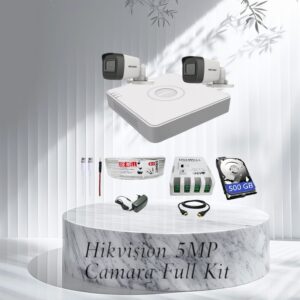 Hikvision 5MP 2-Camera CCTV Security Kit